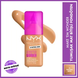 Nyx Professional Makeup Make em Wonder Fondöten 016 Natural Beige