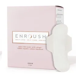 Enroush Organik Ped  Gece 8'li