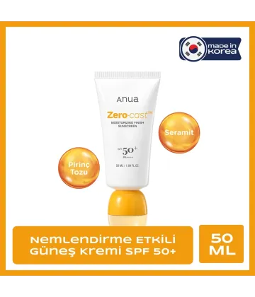 Anua Zero Cast Nemlendirici Güneş Kremi 50 ml