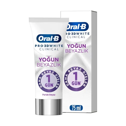 Oral-B Pro 3DW Clinical Parlak Beyazlık Diş Macunu 75 ml
