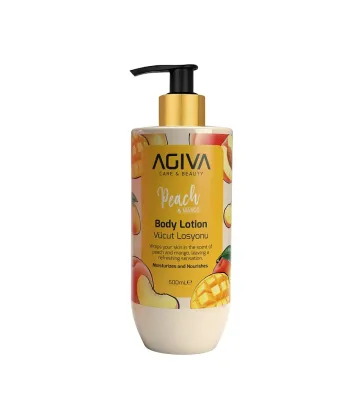 Agiva Nemleyici Besleyici Vücut Losyonu Mango Şeftali 300 ml