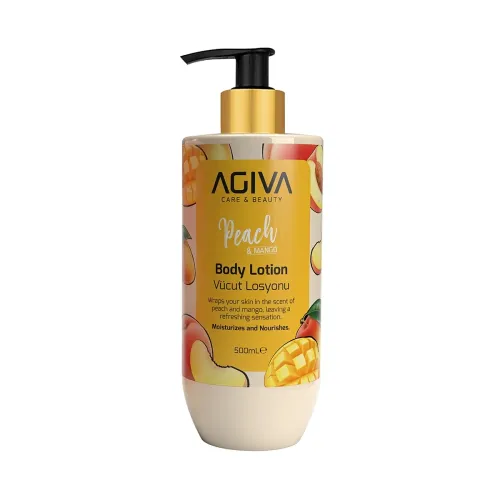 Agiva Nemleyici Besleyici Vücut Losyonu Mango Şeftali 300 ml