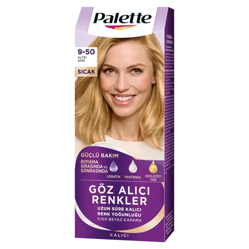 Palette Göz Alıcı Renkler 9-50 Altın Sarı