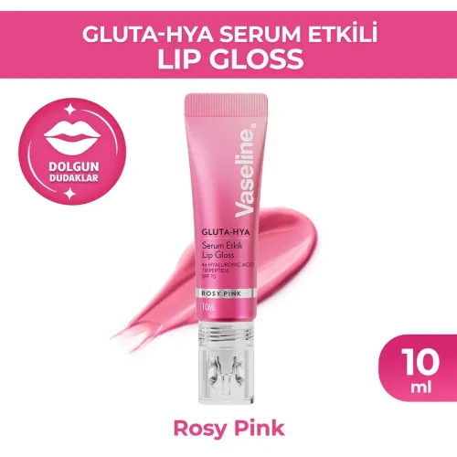 Vaseline Gluta Hya Serinletici Etki Lip Gloss Rosy Pink