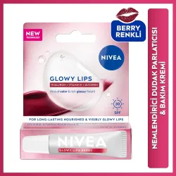 NIVEA LIP GLOWY BERRY NEMLEN.DUDAK BAKIM KREM 10ML