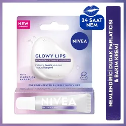 NIVEA LIP GLOWY NEMLENDİRİCİ DUDAK BAKIM KREM 10ML
