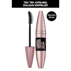 Maybelline New York Lash Sensational Yelpaze Etkili Maskara Ekstra Siyah