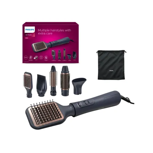 Philips Argan Yağı Seramik Kaplama Saç Şekillendirme ve Kurutma Seti BHA530/00