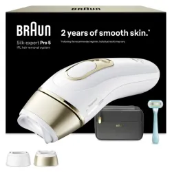 Braun IPL Silk Expert Pro 5 Epilasyon Seti PL5251 (Braun IPL Cihazı, Smart Flex Başlık + 2 Yedek Başlık)