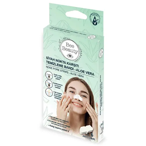 Bee Beauty Aloe Vera Siyah Nokta Bandı 6'lı