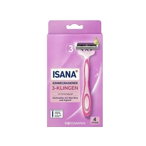 Isana Kullan At Tıraş Bıçağı 3 Bıçaklı 4'lü