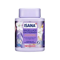 Isana Süngerli Asetonsuz Oje Çıkarıcı Biotin, Gliserin ve Kayısı Çekirdeği Yağı 75 ml