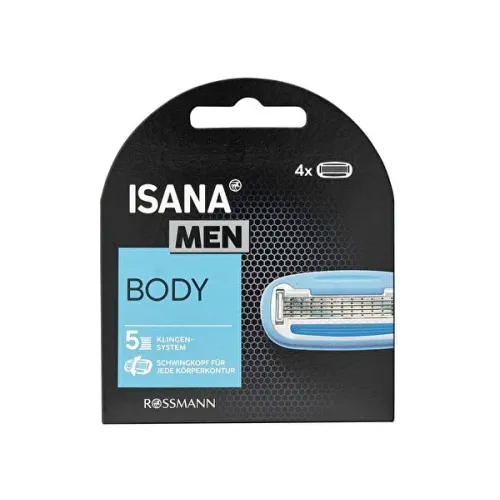 Isana Men Yedek Tıraş Bıçağı 5 Bıçaklı 4'lü