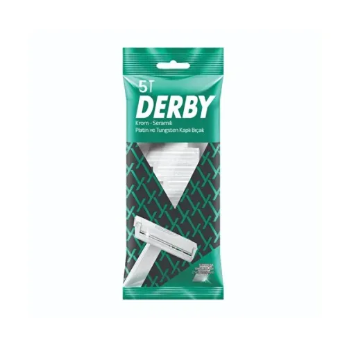 Derby Tıraş Bıçağı Tek Bıçaklı 5'li