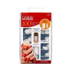 Kiss Takma Tırnak Kare Uçlu 100PS14 100'lü