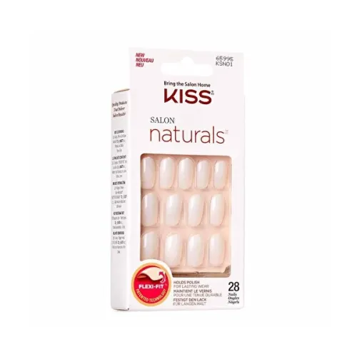 Kiss Takma Tırnak Doğal Uzun Oval Uç Acrylic KSN01C 28'li