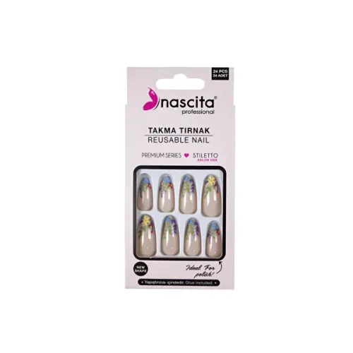 Nascita Takma Tırnak Floral 24'üu